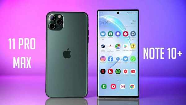 iPhone 11 vs Samsung Galaxy Note 10+: порівняння камер