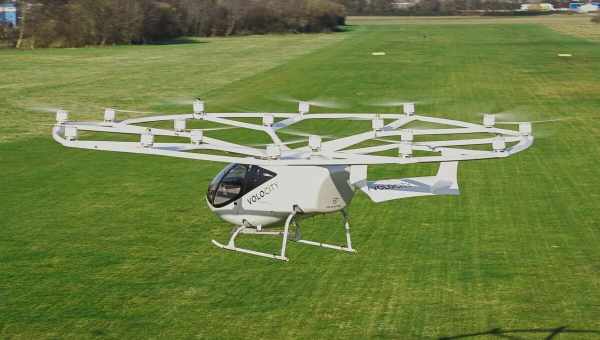 Volocopter випробує електричне аеротаксі в Сінгапурі