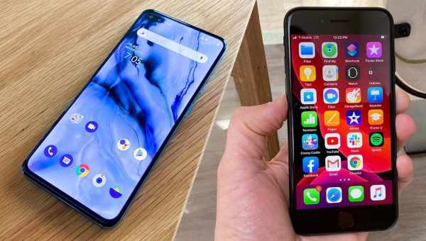 Порівняння OnePlus 6 і iPhone X