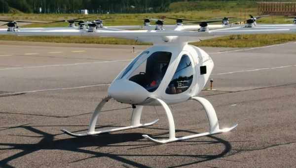 Volocopter випробувала аеротаксі в аеропорту Гельсінкі